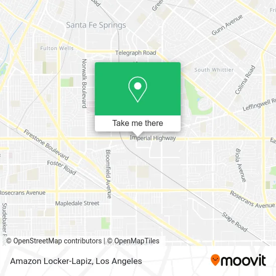 Amazon Locker-Lapiz map