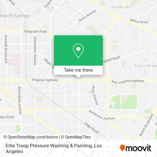 Mapa de Elite Troop Pressure Washing & Painting