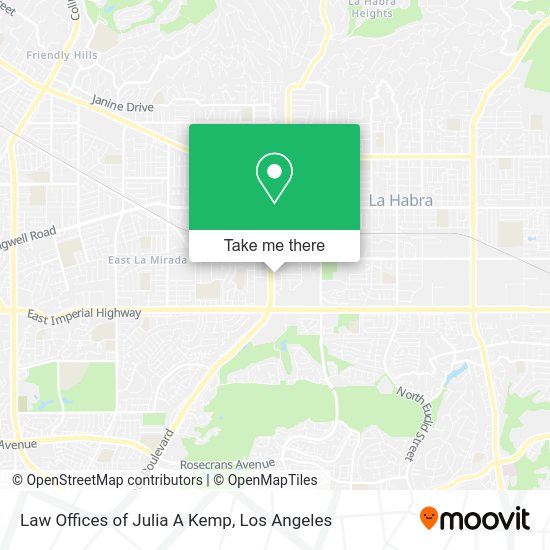 Law Offices of Julia A Kemp map