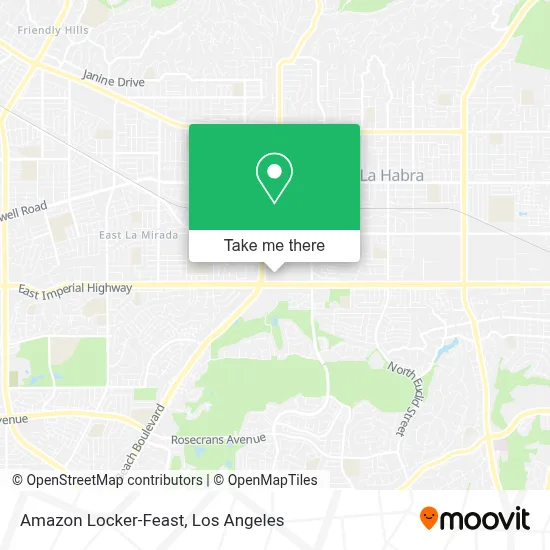 Amazon Locker-Feast map