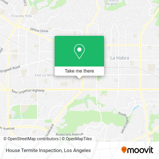 Mapa de House Termite Inspection