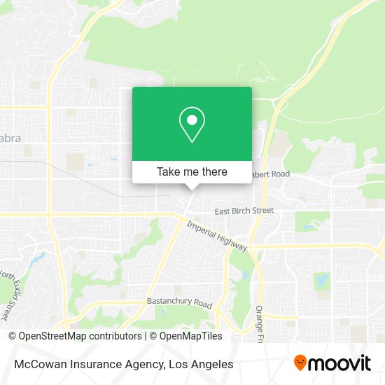 McCowan Insurance Agency map