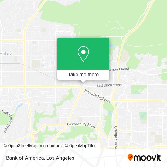 Mapa de Bank of America