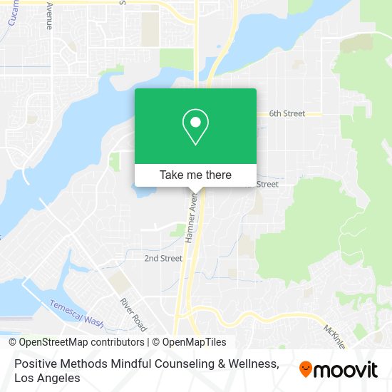 Mapa de Positive Methods Mindful Counseling & Wellness