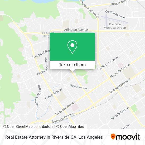 Real Estate Attorney in Riverside CA map