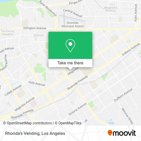 Rhonda's Vending map