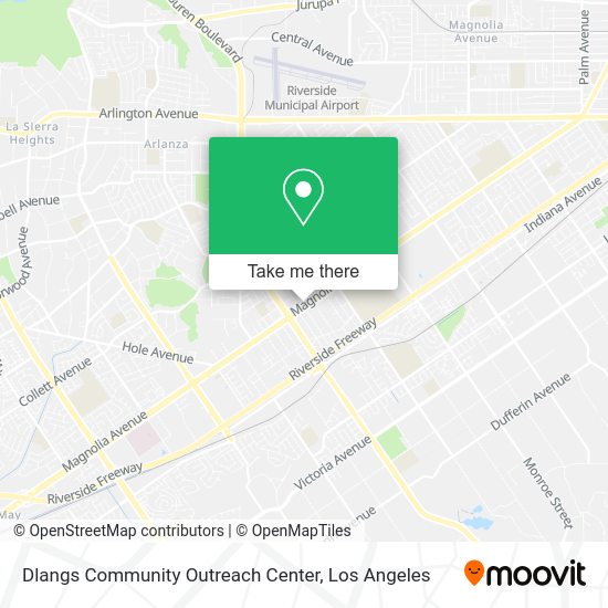Dlangs Community Outreach Center map