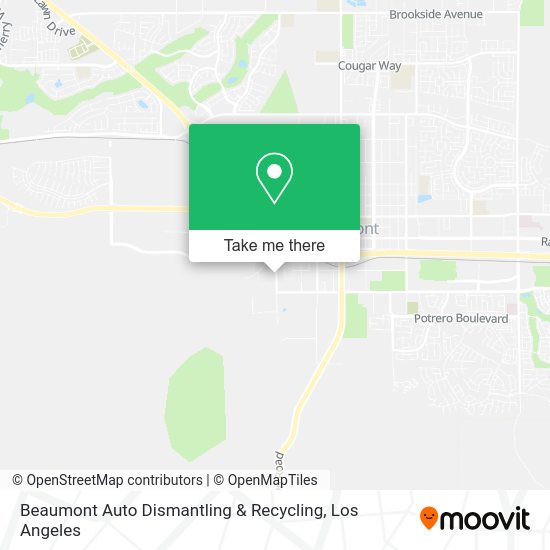 Beaumont Auto Dismantling & Recycling map