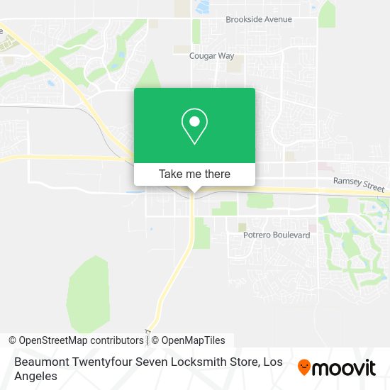 Beaumont Twentyfour Seven Locksmith Store map