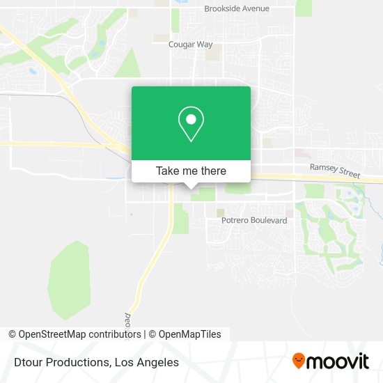 Dtour Productions map