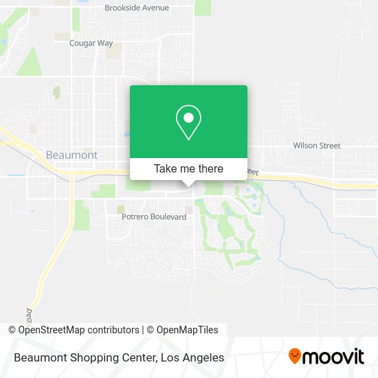 Beaumont Shopping Center map