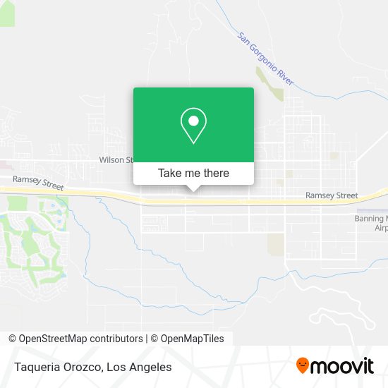 Mapa de Taqueria Orozco