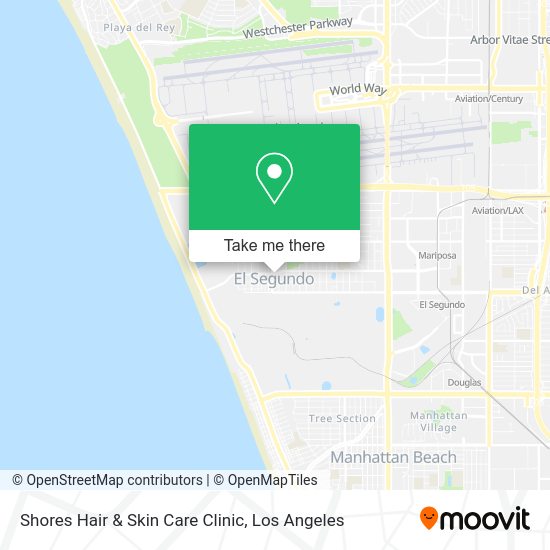 Mapa de Shores Hair & Skin Care Clinic