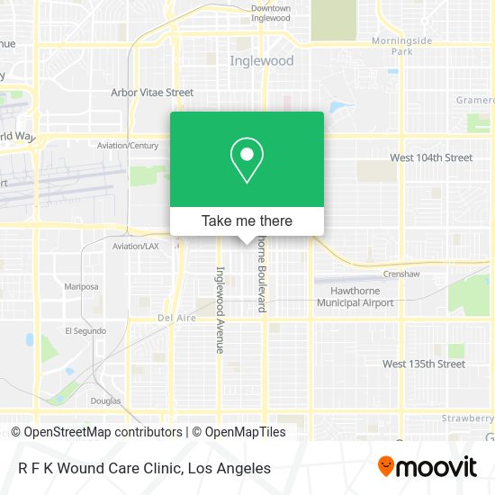 Mapa de R F K Wound Care Clinic