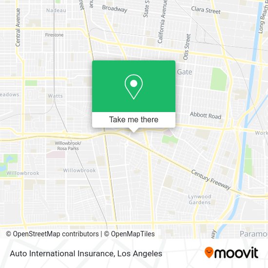 Mapa de Auto International Insurance