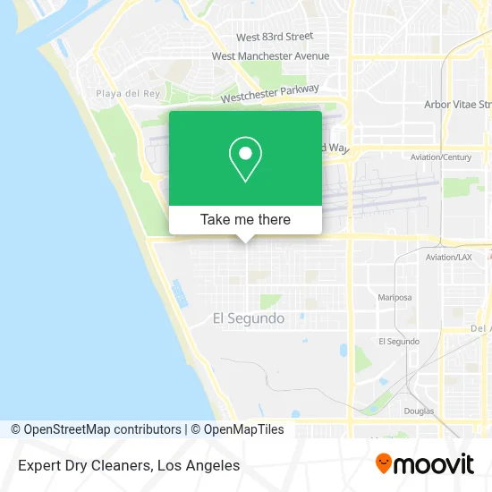 Expert Dry Cleaners map