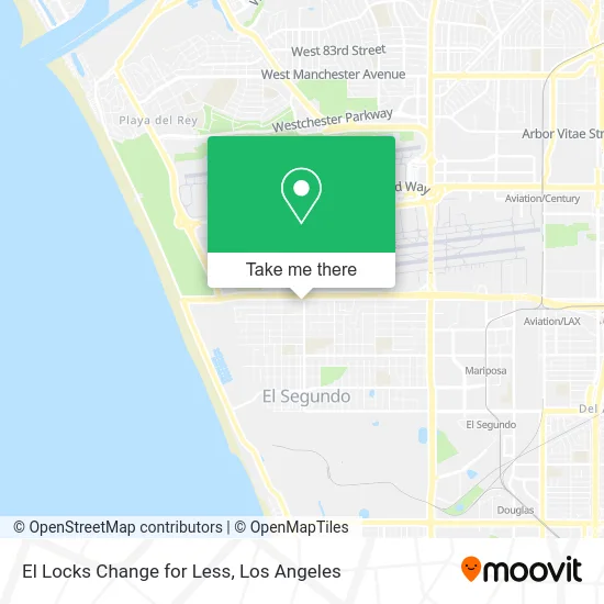 El Locks Change for Less map