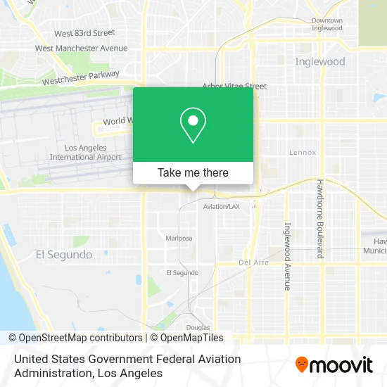 United States Government Federal Aviation Administration map