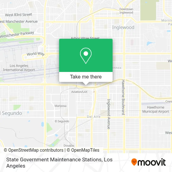 State Government Maintenance Stations map