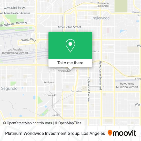 Mapa de Platinum Worldwide Investment Group
