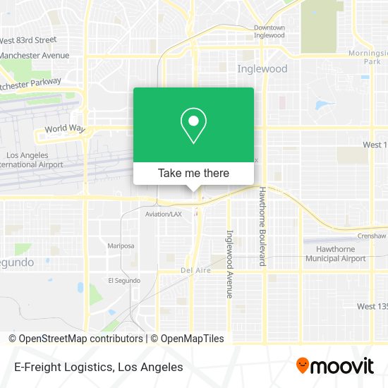 Mapa de E-Freight Logistics
