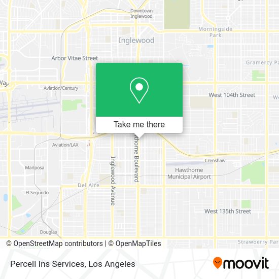 Percell Ins Services map