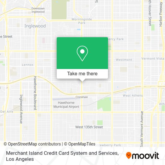 Merchant Island Credit Card System and Services map