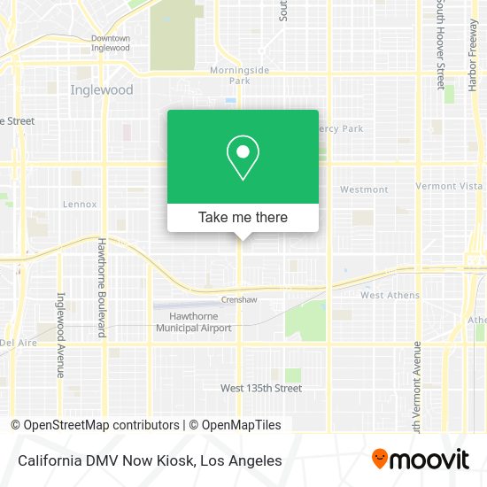 California DMV Now Kiosk map