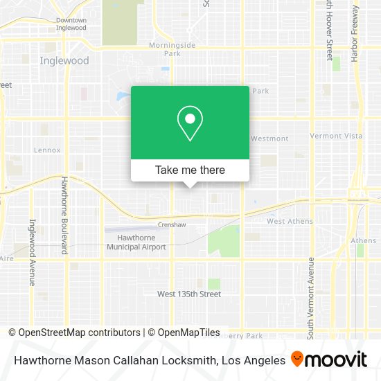 Hawthorne Mason Callahan Locksmith map
