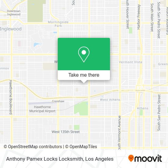 Anthony Pamex Locks Locksmith map