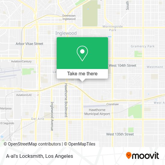 Mapa de A-al's Locksmith