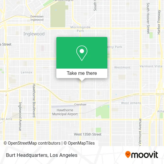 Burt Headquarters map