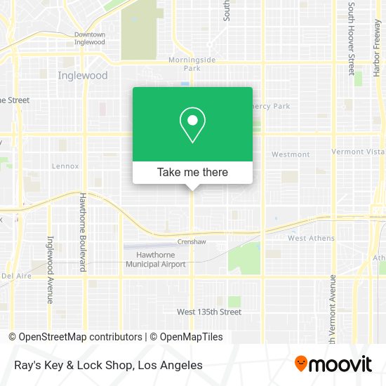 Ray's Key & Lock Shop map