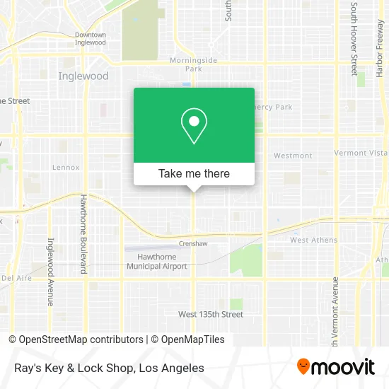 Mapa de Ray's Key & Lock Shop