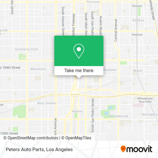 Peters Auto Parts map