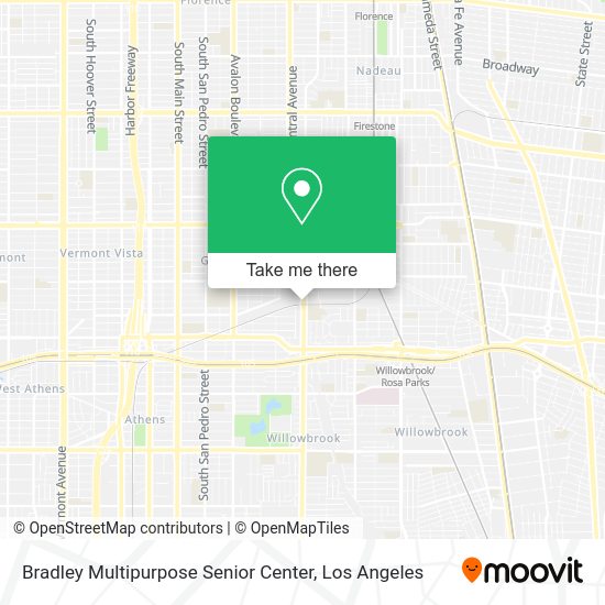 Bradley Multipurpose Senior Center map
