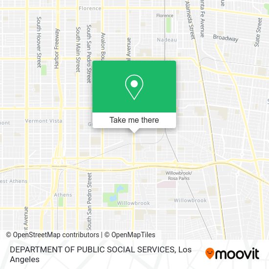 Mapa de DEPARTMENT OF PUBLIC SOCIAL SERVICES