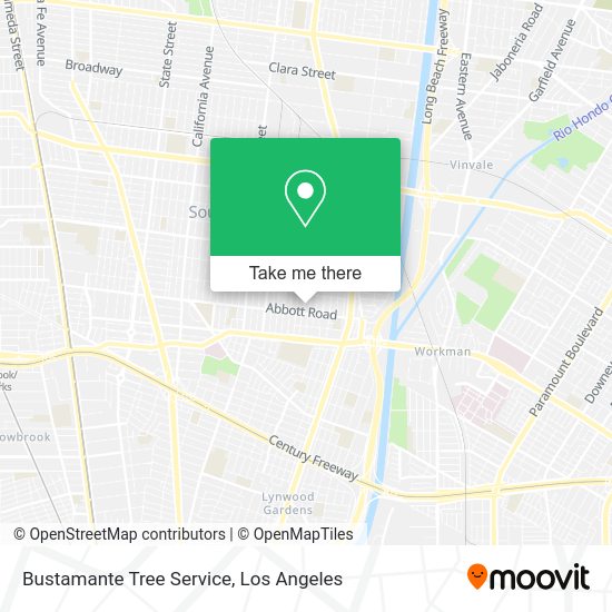 Bustamante Tree Service map