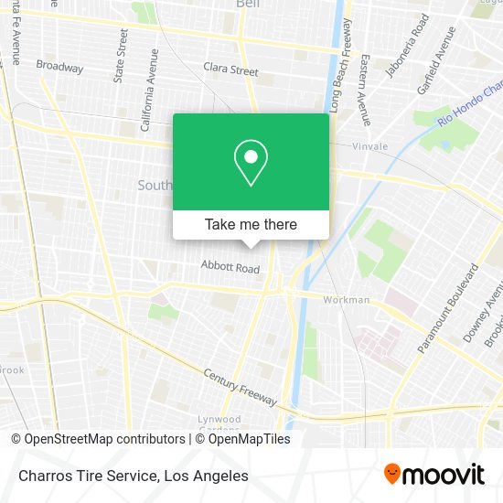 Charros Tire Service map