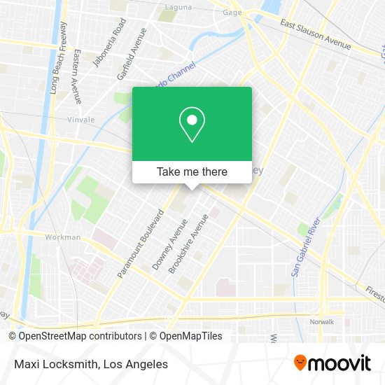 Maxi Locksmith map