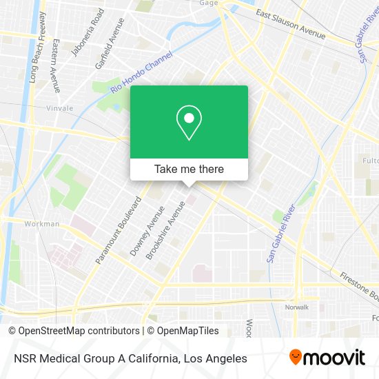 NSR Medical Group A California map