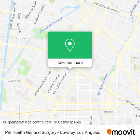 Pih Health General Surgery - Downey map