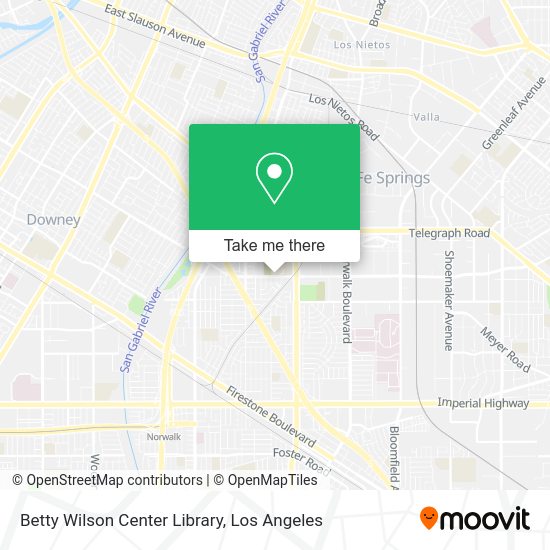Betty Wilson Center Library map