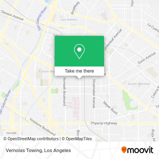 Mapa de Vernolas Towing