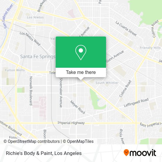 Richie's Body & Paint map