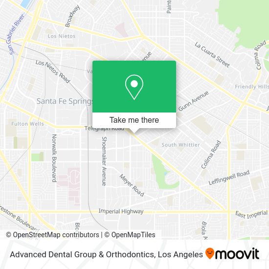Mapa de Advanced Dental Group & Orthodontics