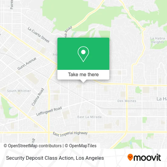 Security Deposit Class Action map