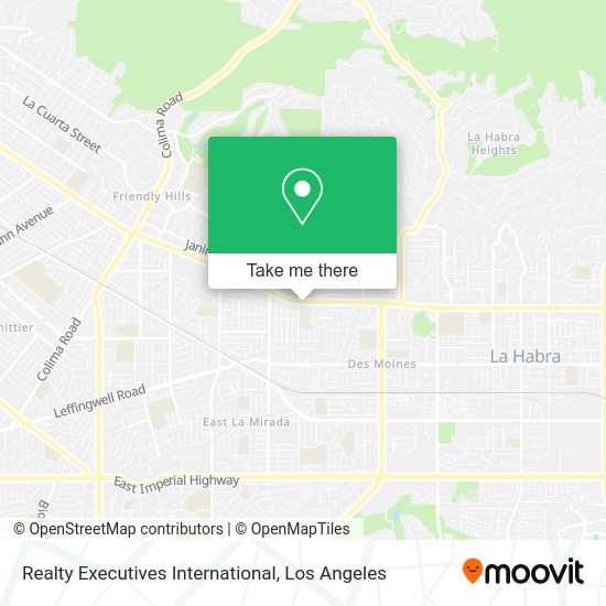Realty Executives International map