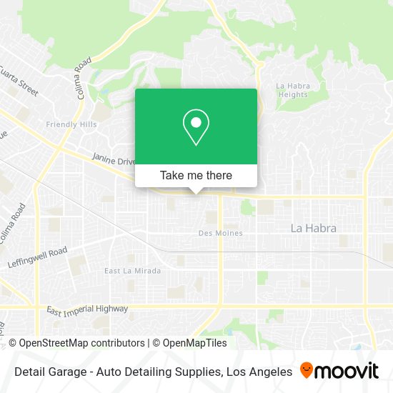 Detail Garage - Auto Detailing Supplies map
