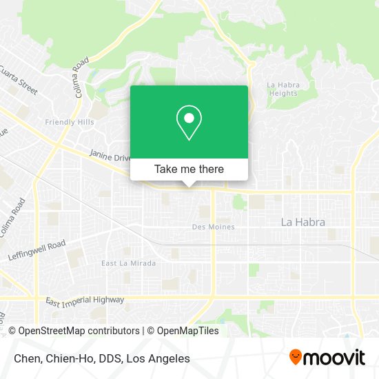 Chen, Chien-Ho, DDS map